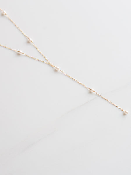 Pearl Drop Lariat