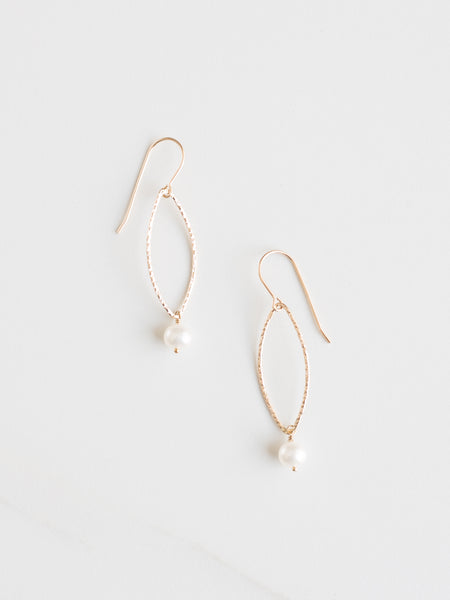 Pearl Marquise Earrings