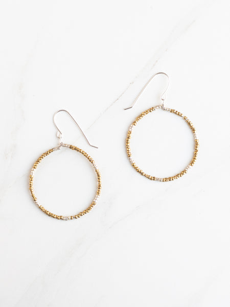 Tibetan Hoop Earrings